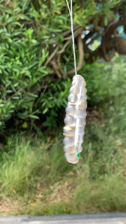 8mm Gray Agate & Green Agate (AAA) Bracelet – Unisex